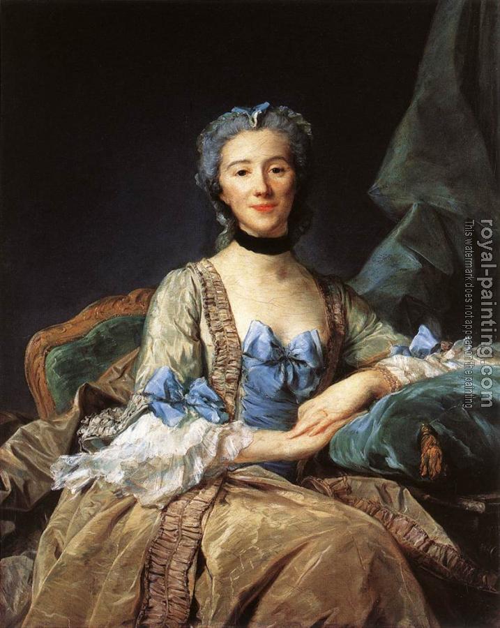 Jean-Baptiste Perronneau : Madame de Sorquainville